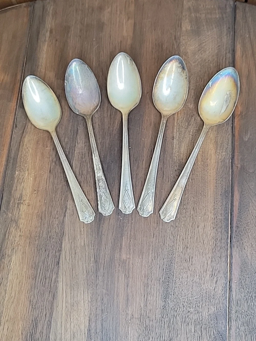 Simeon L & George H Rogers Company Oneida Vintage Silver Plated Serving Spoons